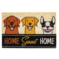 Kokosfußmatte Home sweet Home Dogs