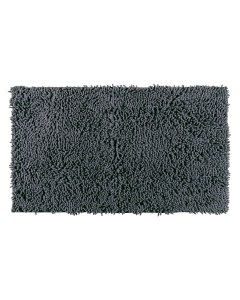 Badteppich Chenille grau 50x80cm