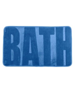 Badteppich Memory Foam Bath blau 50x80cm