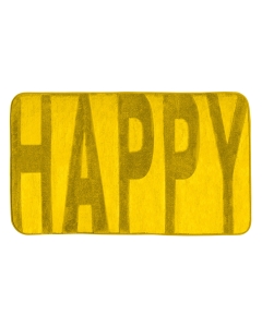Badteppich Memory Foam Happy gelb 50x80cm