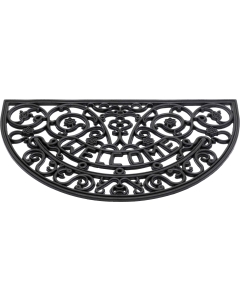 Fußmatte Antiek Welcome halbrund 45x75cm
