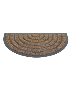 Fußmatte Bellini braun halbrund 45x75cm