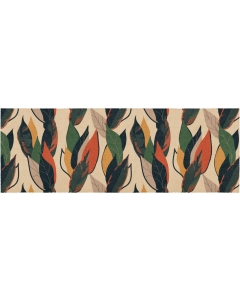 Fußmatte Blätter bunt 50x150cm