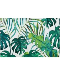 Fußmatte Blätter grün 50x75 cm