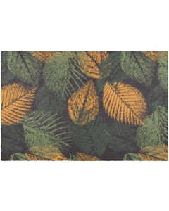 Fußmatte Blätter orange-grün 50x75cm