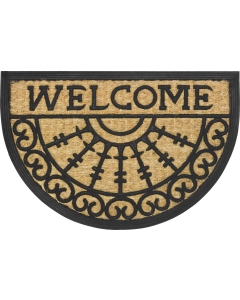 Fußmatte Boucara Welcome halbrund 40x60cm