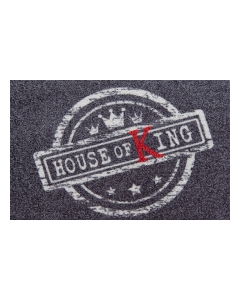 Fußmatte Clean Keeper House of King grau 50x70cm