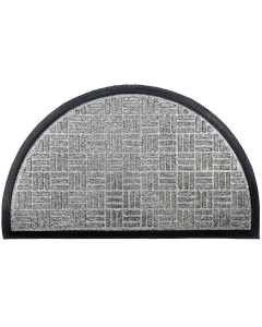 Fußmatte Country grau halbrund 45x75cm