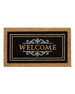 Fußmatte E-Coco Classic Welcome schwarz 40x70cm