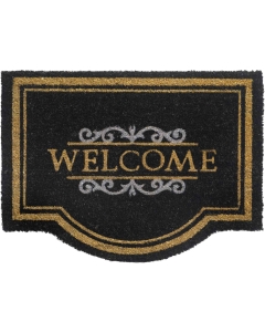 Fußmatte E-Coco Classic Welcome schwarz 60x80cm