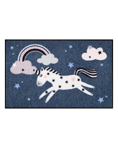 Fußmatte Einhorn Wolken 30x100cm