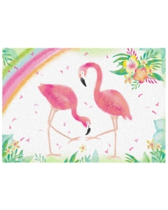 Fußmatte Flamingo Love 50x70cm