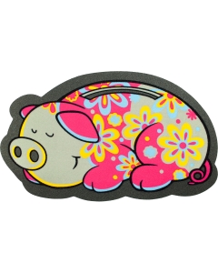 Fußmatte Flower Power Pig 40x68cm