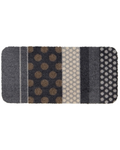 Fußmatte Glamour Dots grau 30x60cm