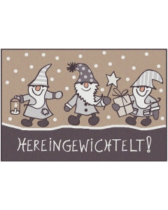 Fußmatte Hereingewichtelt nougat