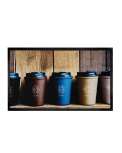 Fußmatte Image Coffee Cups 45x75cm
