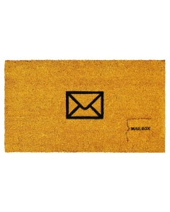 Fußmatte Kokos Mailbox Yellow 44x74cm