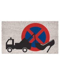 Fußmatte Kokos No Parking Shoes 44x74cm