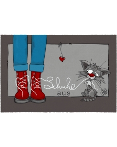 Fußmatte LEO-Schuhe aus Katze 50x75cm