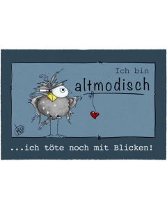 Fußmatte LEO-Vogel altmodisch 50x75cm