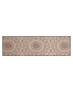 Fußmatte Medaillon Nougat 60x180cm