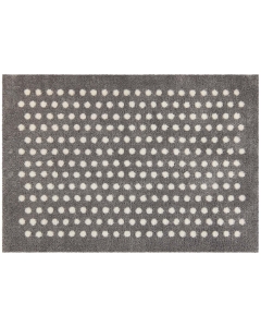 Fußmatte Mikrofaser Small Dots Silver 70x100cm