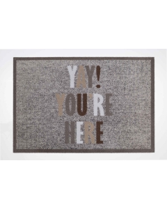 Fußmatte Mondial Yay you re here 50x75cm