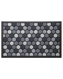 Fußmatte Mosaik grau 45x75cm