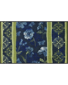 Fußmatte Night Flowers stripe 75x120cm