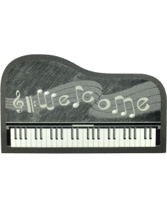 Fußmatte Piano Welcome 40x68cm