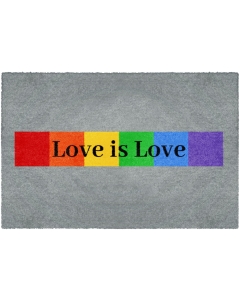 Fußmatte Pride Love is Love 50x75cm