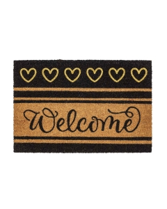 Fußmatte Ruco Glitter Welcome Hearts 40x60cm