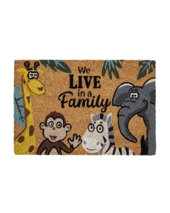 Fußmatte Ruco Print We live in a Family 40x60cm
