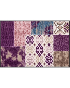 Fußmatte Salonloewe Marrakesch Aubergine 85x85cm