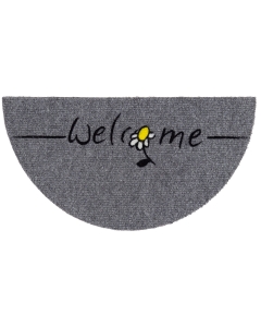 Fußmatte Superstep Welcome halbrund 40x75cm