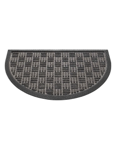 Fußmatte Supreme anthrazit halbrund 40x60cm