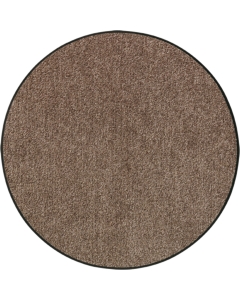 Fußmatte Uni nougat rund 85cm