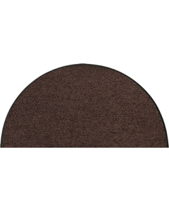 Fußmatte Uni schokobraun halbmond 50x75cm