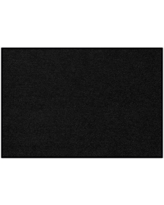 Fußmatte Uni schwarz 75x120cm