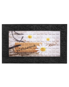Fußmatte Venga Welcome Daisies 45x75cm