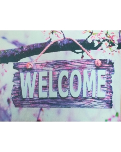 Fußmatte Classic Welcome mit Ast 45x75cm
