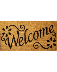 Kokosfußmatte Coco Design Welcome
