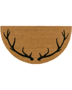 Kokosfußmatte Cocoprint Eco Geweih halbrund 40x75cm