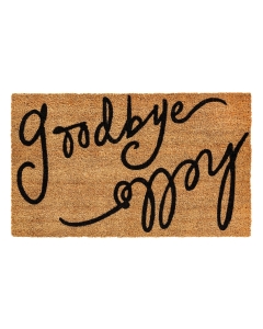 Kokosfußmatte hello goodbye 45x75cm