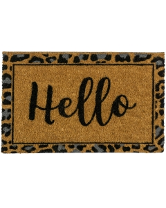 Kokosfußmatte Hello Leo 40x60cm