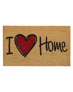 Kokosfußmatte i love home 45x75cm