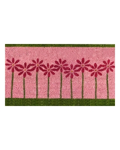 Kokosfußmatte pink Flowers 45X75cm