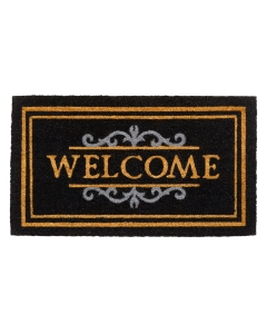 Kokosfußmatte Ruco Classic Welcome black 40x70cm