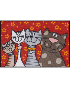 Fußmatte Katzenfamilie 50x75cm