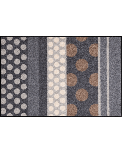 Fußmatte Glamour Dots grau 50x75cm
